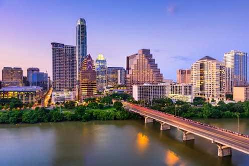 Edificios na cidade de Austin Texas